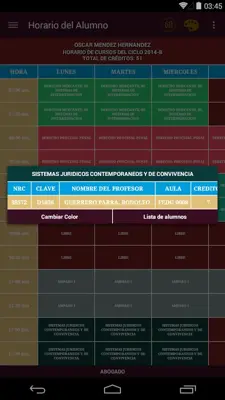 Horario CCV android App screenshot 7